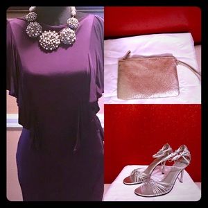 Statement sleeve Banana Republic fitted dress